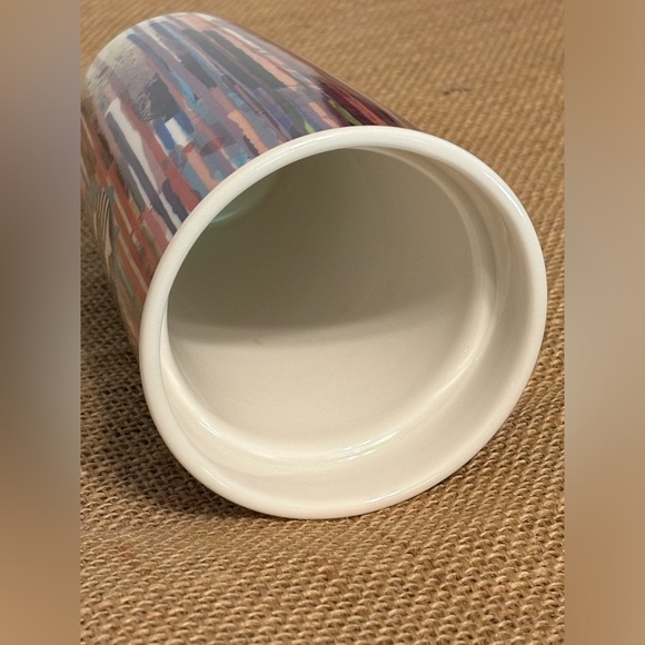 Starbucks | Ceramic Travel Tall Tumbler with Ceramic Lid | Paint Drip Design - Picture 9 of 13